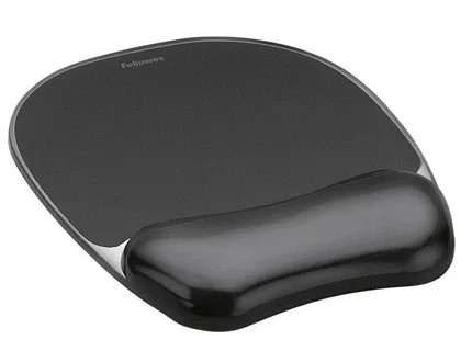 Fellowes Alfombrilla Ergonómica con Reposamuñecas Gel Crystal Negro Fellowes Alfombrilla Ergonómica con Reposamuñecas Gel Crystal Negro