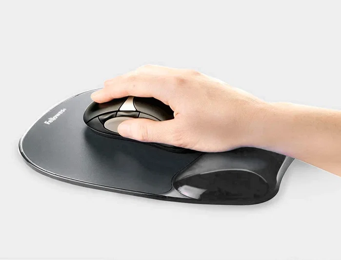 Fellowes Alfombrilla Ergonómica con Reposamuñecas Gel Crystal Negro Fellowes Alfombrilla Ergonómica con Reposamuñecas Gel Crystal Negro