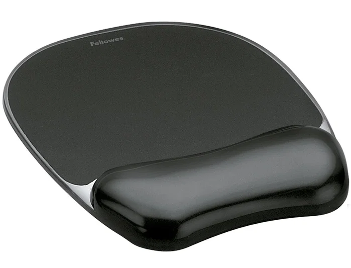 Fellowes Alfombrilla Ergonómica con Reposamuñecas Gel Crystal Negro Fellowes Alfombrilla Ergonómica con Reposamuñecas Gel Crystal Negro