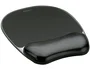 Fellowes Alfombrilla Ergonómica con Reposamuñecas Gel Crystal Negro