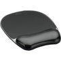 Fellowes Alfombrilla con Reposamuñecas de Gel Crystal Negro