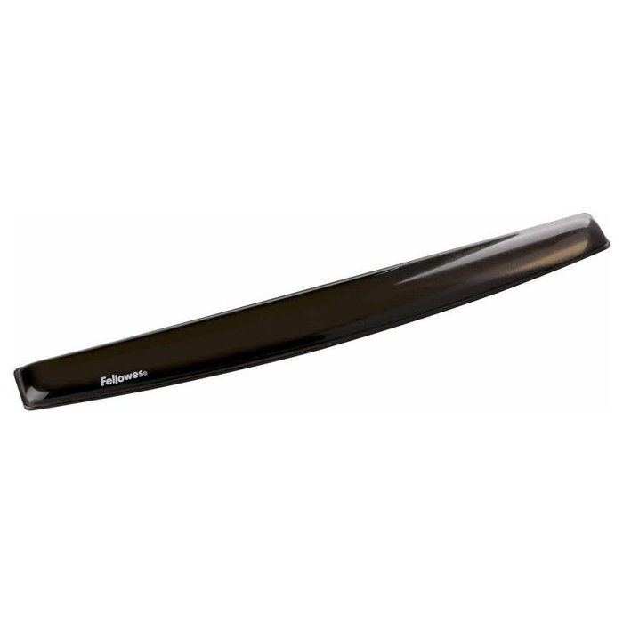 Fellowes Reposamuñecas de Gel Crystal para Teclado Negro Fellowes Reposamuñecas de Gel Crystal para Teclado Negro