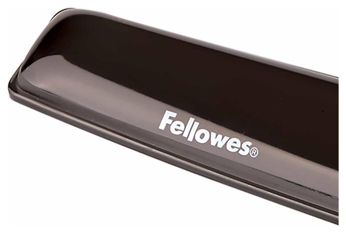 Fellowes Reposamuñecas de Gel Crystal para Teclado Negro Fellowes Reposamuñecas de Gel Crystal para Teclado Negro