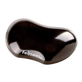 Fellowes Reposamuñecas Gel Crystal Negro