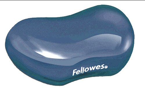 Fellowes Reposamuñecas de Gel Flexible Crystal Azul Fellowes Reposamuñecas de Gel Flexible Crystal Azul