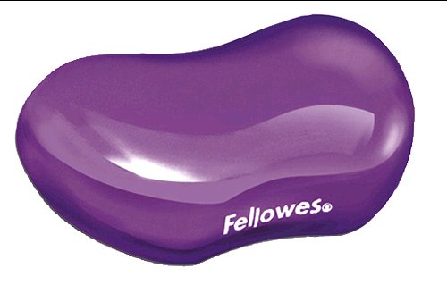 Fellowes Reposamuñecas Mini Flexible Gel Crystal Violeta Fellowes Reposamuñecas Mini Flexible Gel Crystal Violeta