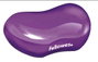 Fellowes Reposamuñecas Mini Flexible Gel Crystal Violeta