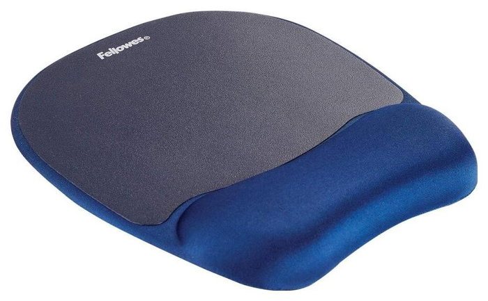Fellowes Alfombrilla con Reposamuñecas Memory Foam Azul