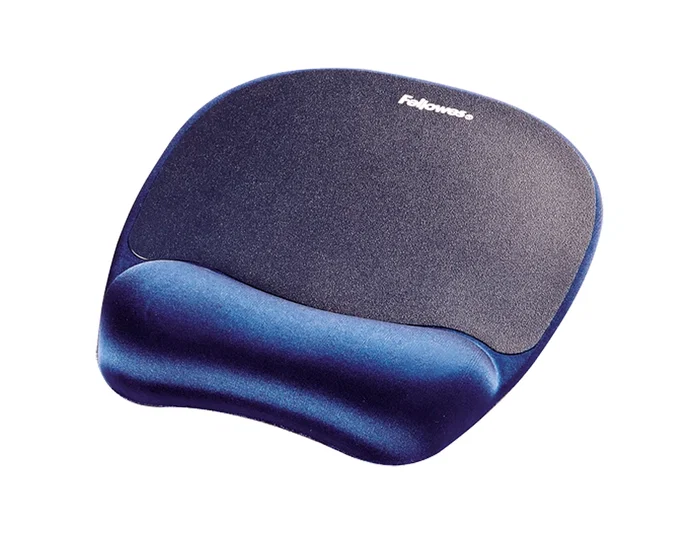 Fellowes Alfombrilla con Reposamuñecas Memory Foam Azul