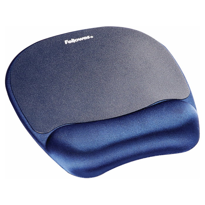 Fellowes Alfombrilla con Reposamuñecas Memory Foam Azul
