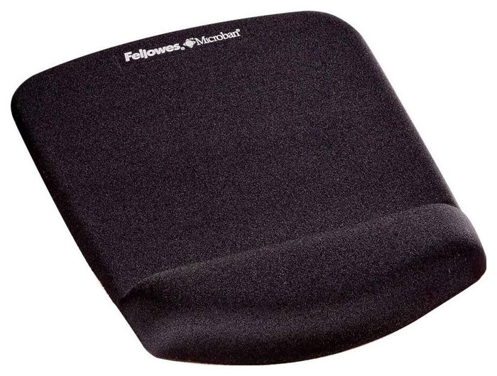 Fellowes Plushtouch Alfombrilla con Reposamuñecas Negro