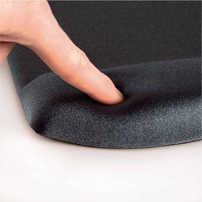Fellowes Plushtouch Alfombrilla con Reposamuñecas Negro