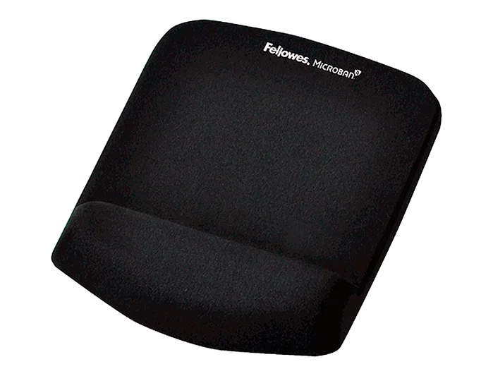Fellowes Plushtouch Alfombrilla con Reposamuñecas Negro