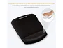 Fellowes Plushtouch Alfombrilla con Reposamuñecas Negro