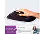 Fellowes Plushtouch Alfombrilla con Reposamuñecas Negro