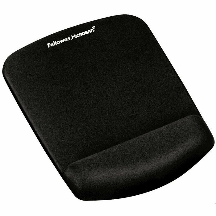 Fellowes Plushtouch Alfombrilla con Reposamuñecas Negro