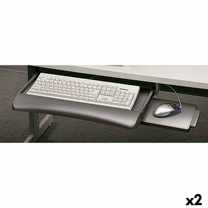 Fellowes Bandeja Teclado Manager con Reposamuñecas Grafito