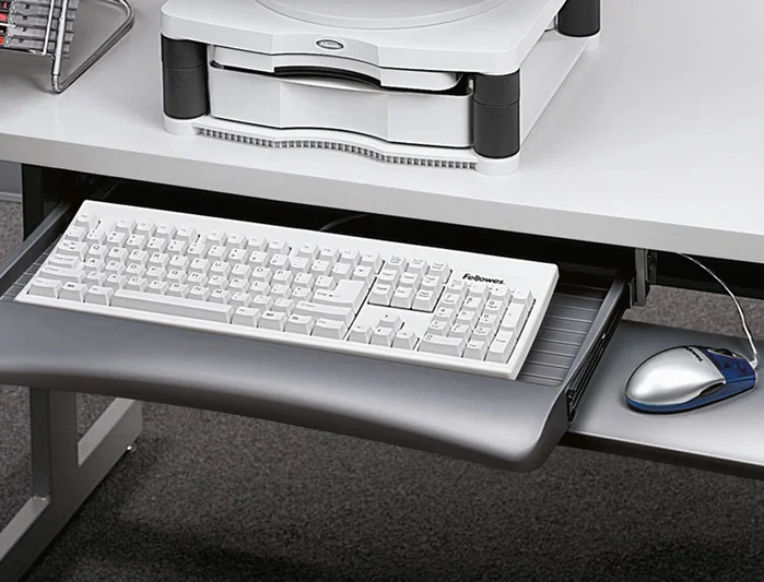 Fellowes Bandeja Teclado Manager con Reposamuñecas Grafito