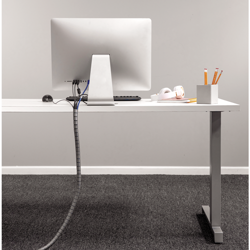 Fellowes 9929801 Organizador de Cables Zip, 2M, Plata Fellowes 9929801 Organizador de Cables Zip, 2M, Plata