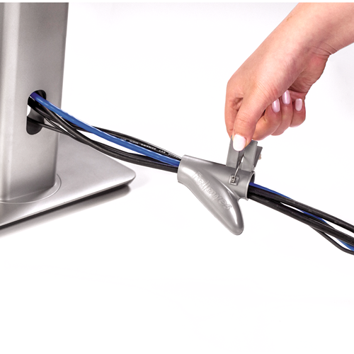 Fellowes 9929801 Organizador de Cables Zip, 2M, Plata Fellowes 9929801 Organizador de Cables Zip, 2M, Plata