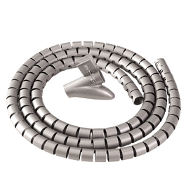 Fellowes 9929801 Organizador de Cables Zip, 2M, Plata