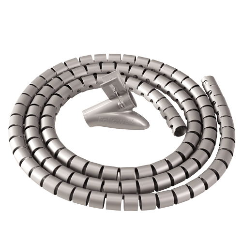 Fellowes 9929801 Organizador de Cables Zip, 2M, Plata Fellowes 9929801 Organizador de Cables Zip, 2M, Plata