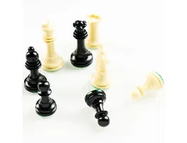Fournier Ajedrez Staunton Nº3 Fichas de Plástico, Juego de Mesa