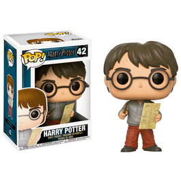 FUNKO Figura Harry Potter Harry with Marauders Map, Figura de Vinilo, 9cm