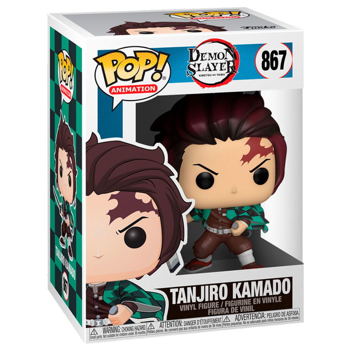 Funko Figura POP Demon Slayer Kimetsu no Yaiba Tanjiro Kamado Vinilo 9cm