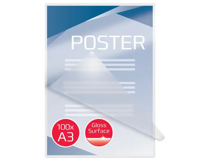 Gbc Bolsa de plastificar DIN A3 2x75 mc, Caja de 100 Unidades