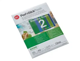 Gbc Bolsa de Plastificar Din A4 Autoadhesiva 2x75 mc Caja de 25 Unidades