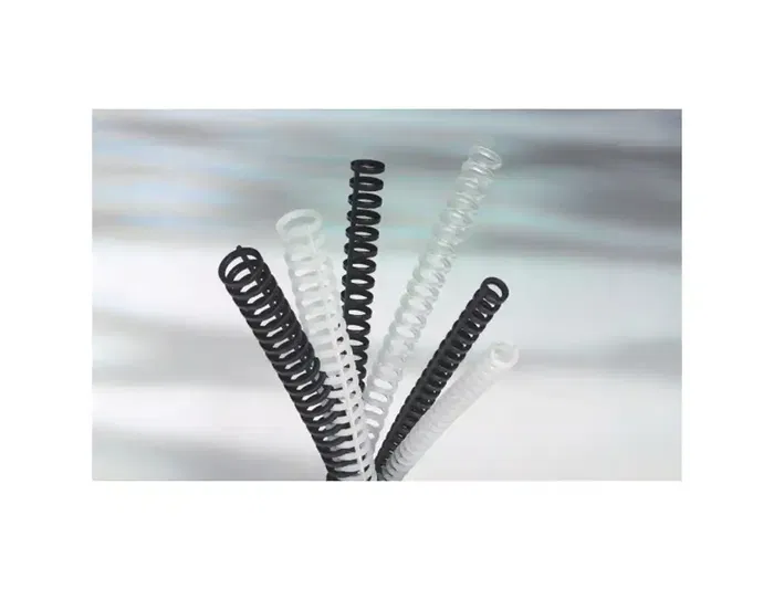 Gbc Ibiclick Canutillo Plástico Negro 8 mm Caja de 50 Unidades