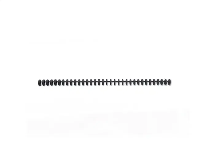 Gbc Ibiclick Canutillo Plástico Negro 8 mm Caja de 50 Unidades