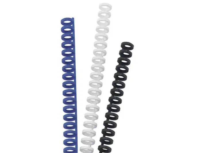 Gbc Ibiclick Canutillo Plástico Negro 12 mm Caja de 50 Unidades para + de 100 Hojas