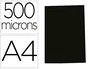 GBC PolyClearView Tapas de Encuadernación A4 Negro Mate 500 Micras