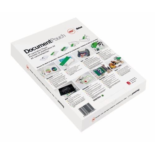 GBC Fundas de Plastificar A4 Brillo Pack 100U