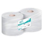 GC Bobina de Papel Industrial Gofrado de Celulosa 2 Capas, 450 m, Pack de 2, Blanco