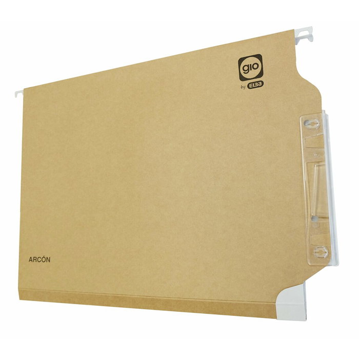Gio Carpeta Colgante Visor Lateral Kraft DIN A4 Gio Carpeta Colgante Visor Lateral Kraft DIN A4