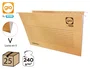 Gio Carpeta Colgante Visor Superior Cristal Kraft Bicolor con Etiquetas