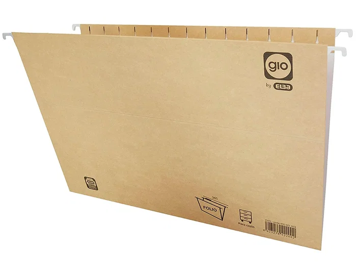 Gio Carpeta Colgante Visor Superior Cristal Kraft Bicolor con Etiquetas Gio Carpeta Colgante Visor Superior Cristal Kraft Bicolor con Etiquetas