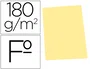 Gio Subcarpeta Simple Cartulina Folio 180g Amarillo Pastel