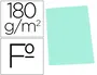 Gio Subcarpeta Simple Cartulina Folio 180 gr Verde Pastel -50U-