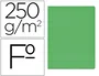 Gio Subcarpeta Simple Cartulina Verde Intenso Folio