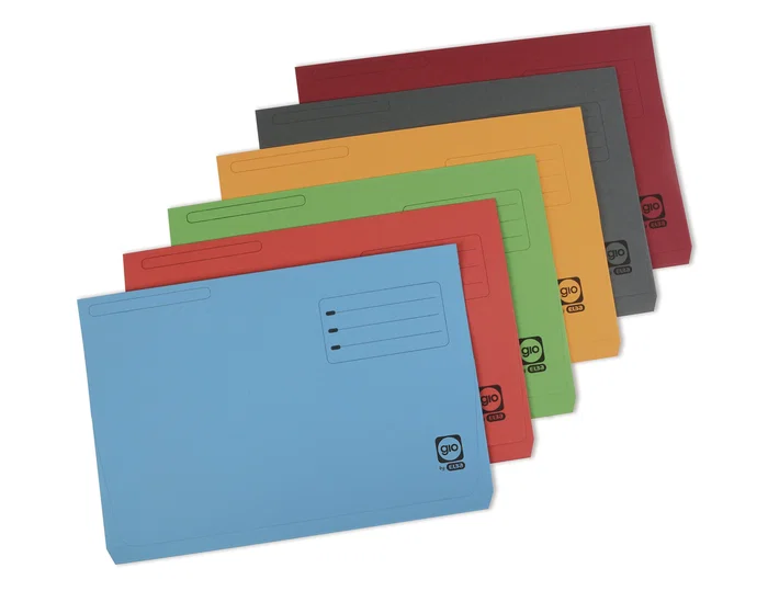 Gio Subcarpeta con Bolsa y Solapa Rojo Intenso Formato Folio