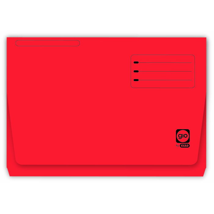 Gio Subcarpeta con Bolsa y Solapa Rojo Intenso Cartulina Folio 320gr (25 Unidades) Gio Subcarpeta con Bolsa y Solapa Rojo Intenso Cartulina Folio 320gr (25 Unidades)