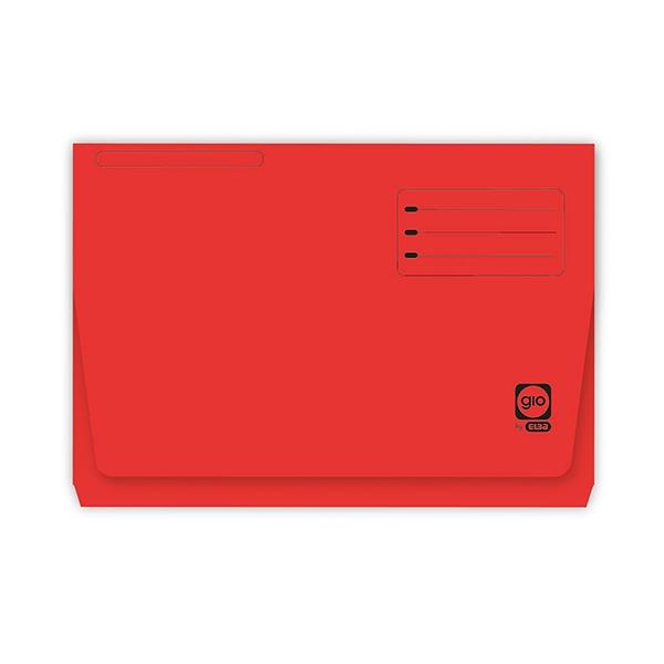 Gio Subcarpeta con Bolsa y Solapa Rojo Intenso Cartulina Folio 320gr (25 Unidades) Gio Subcarpeta con Bolsa y Solapa Rojo Intenso Cartulina Folio 320gr (25 Unidades)
