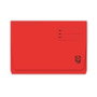 Gio Subcarpeta con Bolsa y Solapa Rojo Intenso Cartulina Folio 320gr (25 Unidades)