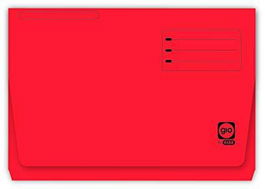 Gio Subcarpeta Con Bolsa Y Solapa Rojo Intenso Cartulina Folio 320 gr -25U-