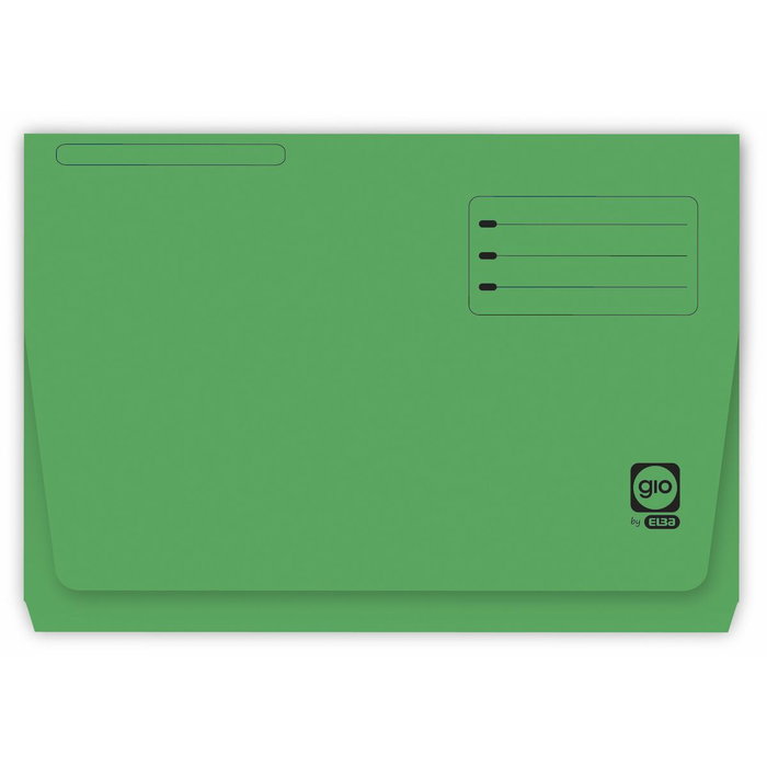 Gio Subcarpeta con Bolsa y Solapa Verde Intenso Formato Folio Gio Subcarpeta con Bolsa y Solapa Verde Intenso Formato Folio