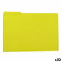 Gio Subcarpeta de Cartulina Folio con Pestaña Izquierda Amarillo